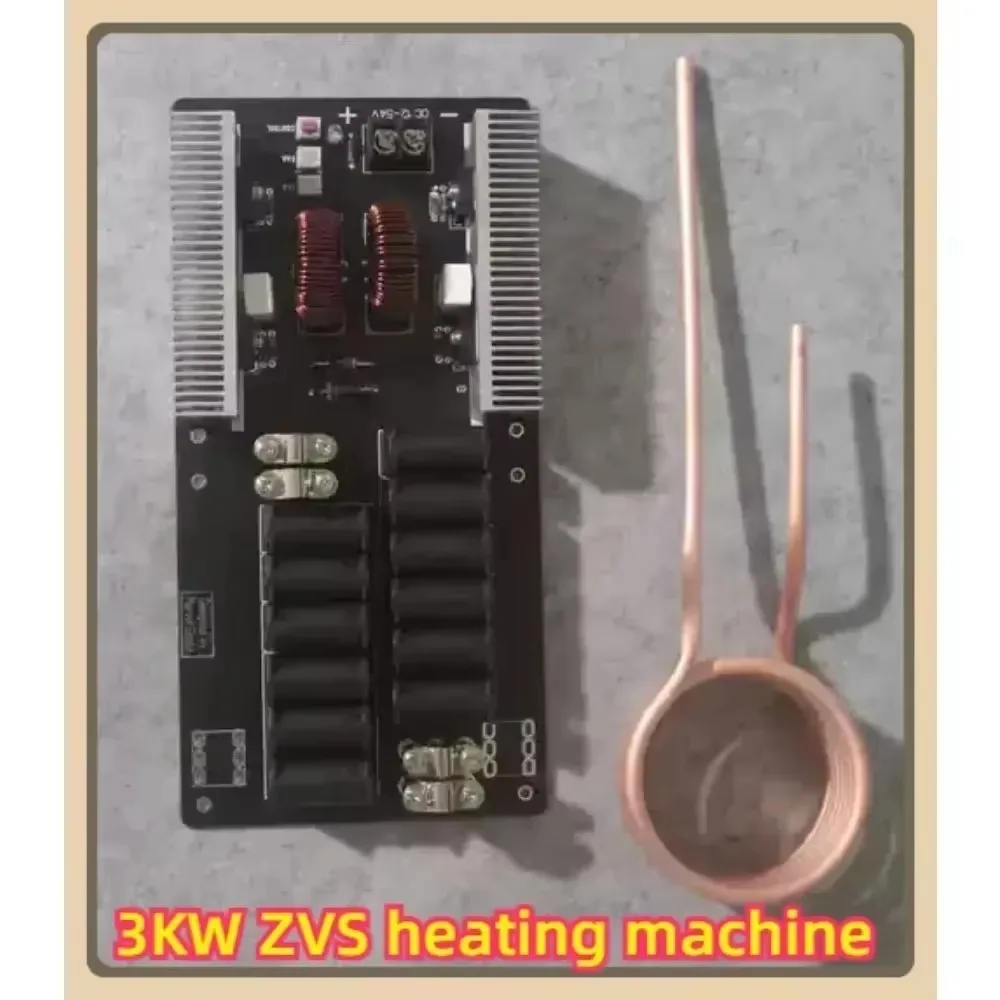 3000W ZVS Induction Heating High Power High Frequency MachineTapeless 6-Tube Melting Furnace