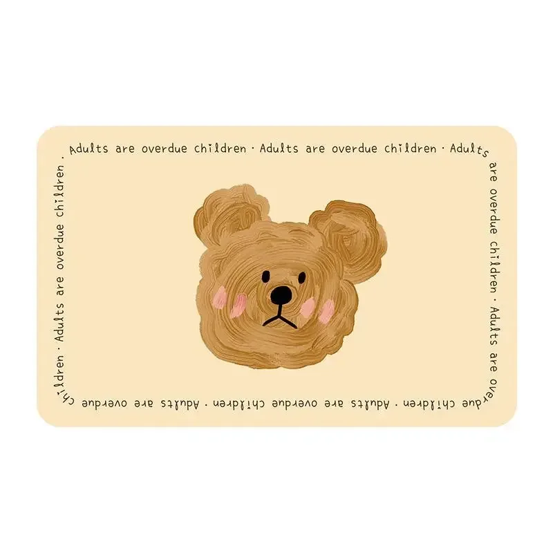 VIKAMA Bath Mat, Quick-Dry Non-Slip Toilet Mat, Stain-Resistant and Mildew-Proof, Rapid-Drying Shower Mat for Bathrooms