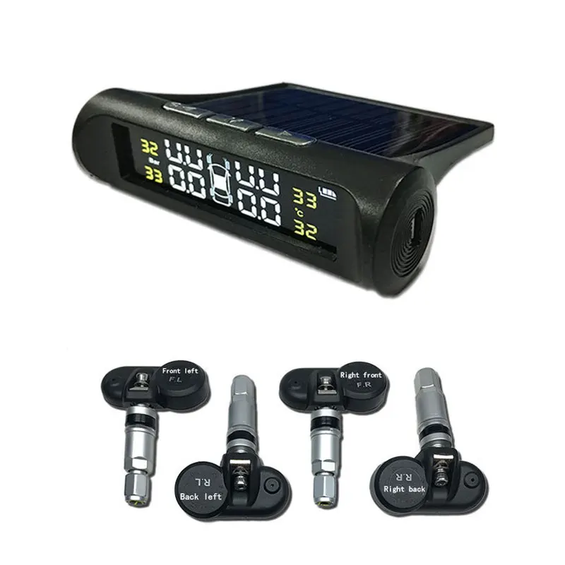 

Hot Smart Car TPMS Tyre Pressure Monitoring System Digital LCD Display Auto Security Alarm Systems Tyre Pressure