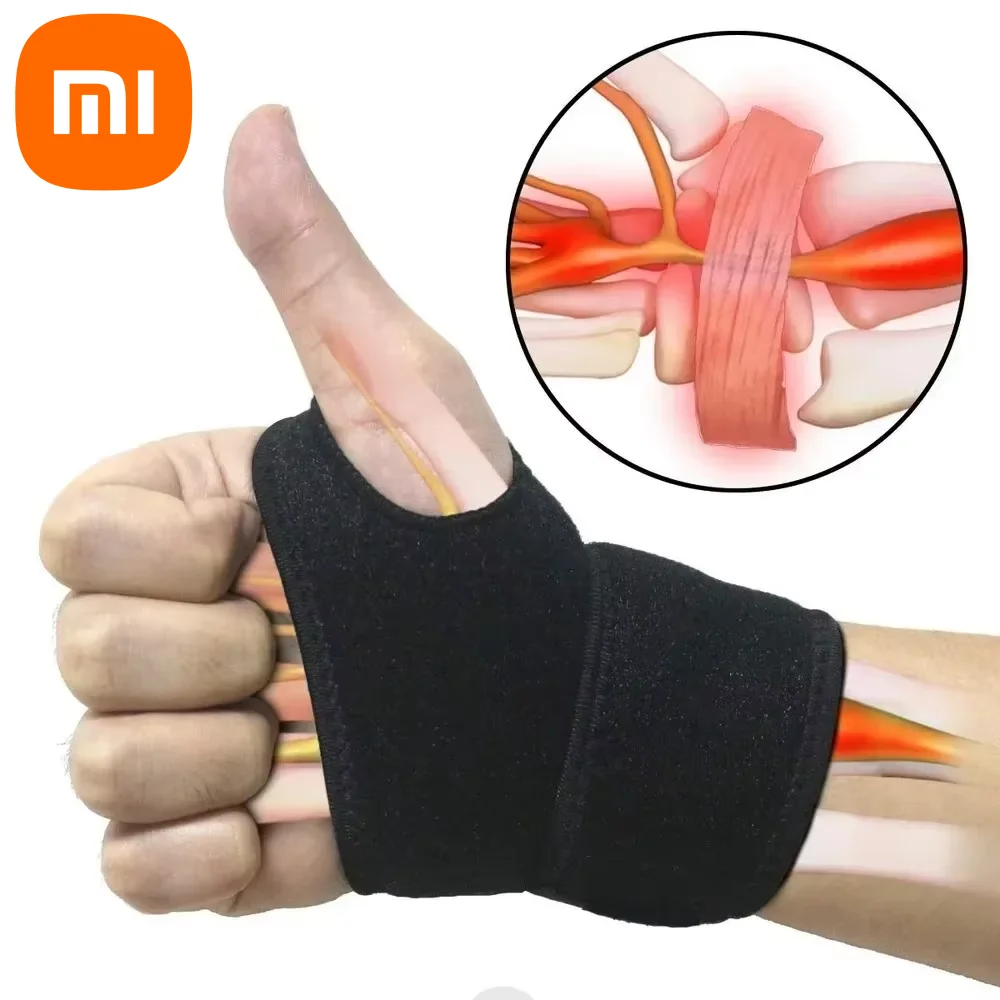 Xiaomi Wrist Support Brace Adjustable Wrist Compression Strap Reversible Wristband Neoprene Hand Support Breathable Wrist Guard