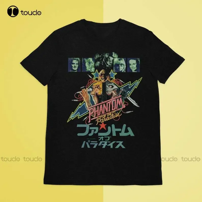 Camiseta del fantasma del paraíso Japón, camisa aterradora, camisa de película de terror, camisetas con impresión Digital de película de terror, regalo personalizado