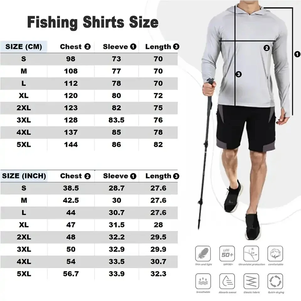 Fishing Shirt HUK With Hat Long Sleeve Sun UV UPF50 Summer Quick Dry Top Lightweight Men Fishing Clothes Sports Hunting Camping