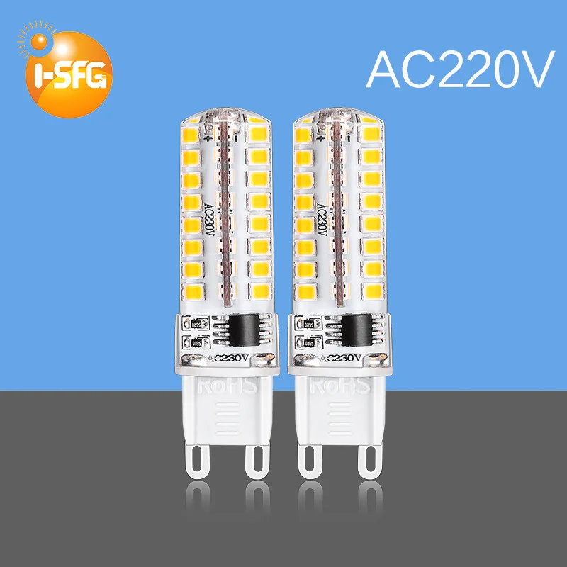 G9 led light AC220V /110v 10W /7w/9w LED G9 Light Bulb lamp LED 96/ 64 LEDs SMD 3014 bulb Super bright simon