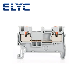 100 Stück pt 1,5 einschieben der Federklemmen block pt-1,5 Draht elektrischer Stecker din Rail schrauben loser Durchlauf streifen stecker pt 1,5
