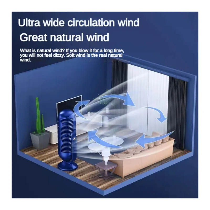 

Desk Fan Portable Powerful 5 Speeds Wind Personal Desktop Fan with 360 ° Head Rotation for Home Office Car Indoor Outdoor Blac