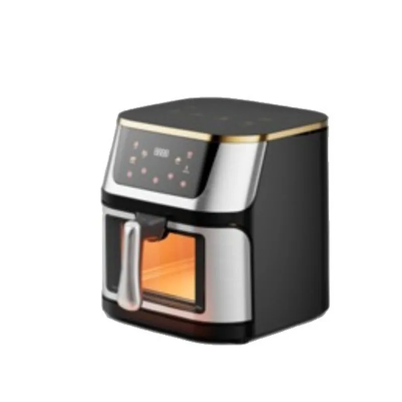 Stainless steel English large-capacity visual stainless steel household air fryer