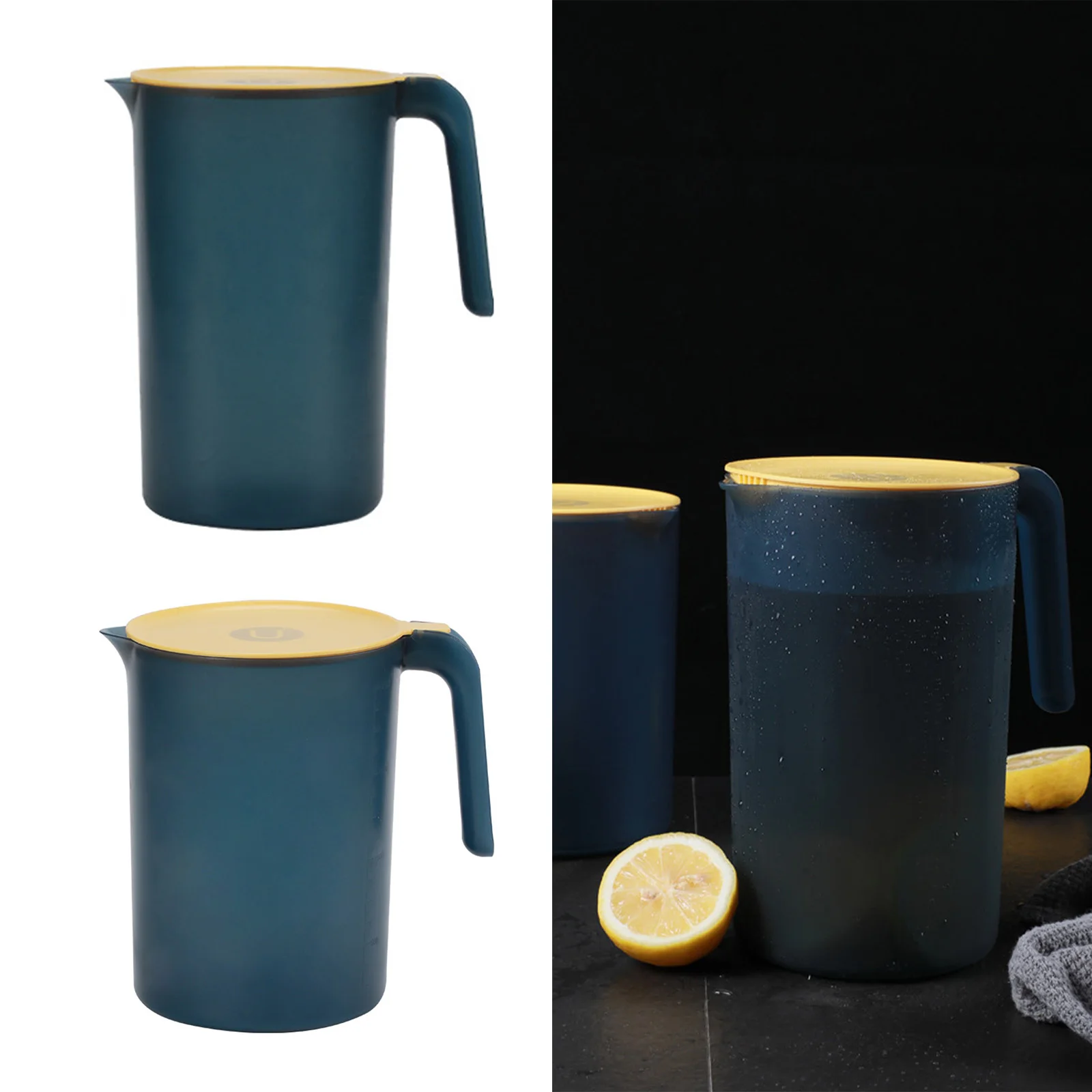 

2L/2.5L Plastic Large Capacity Cold Kettle Scale Refrigerator Water Pitcher Bottle Beverage Bucket Summer Household Accessories