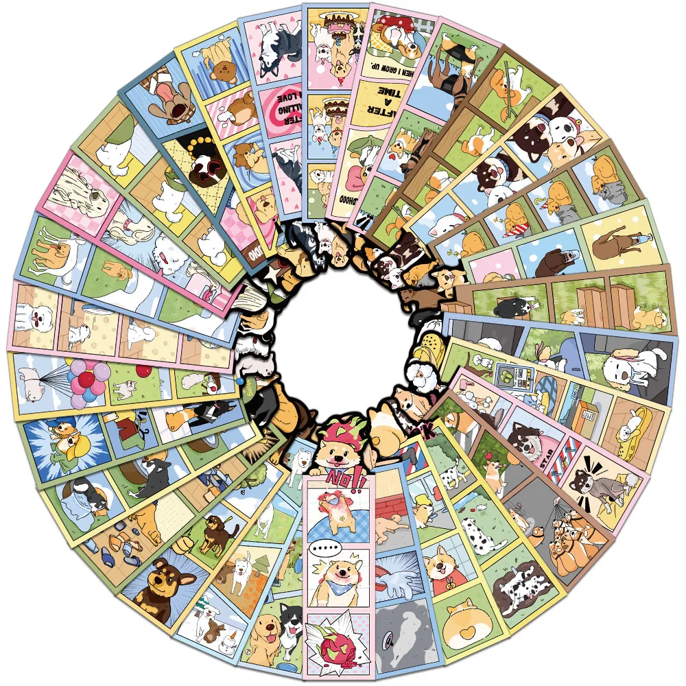 

30 шт., креативные персонализированные закладки с милыми героями мультфильмов для собак, стильные нишевые новые книги, этикетки для страниц, карты