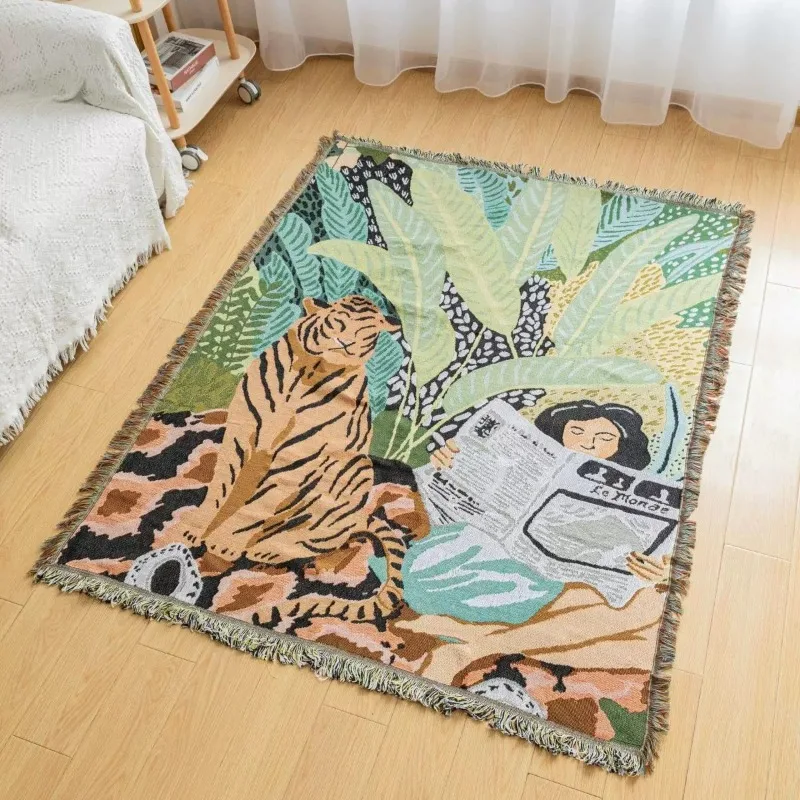 

Вязаный плед для кемпинга: уютный, портативный, незаменимый для дома и отдыха на природе