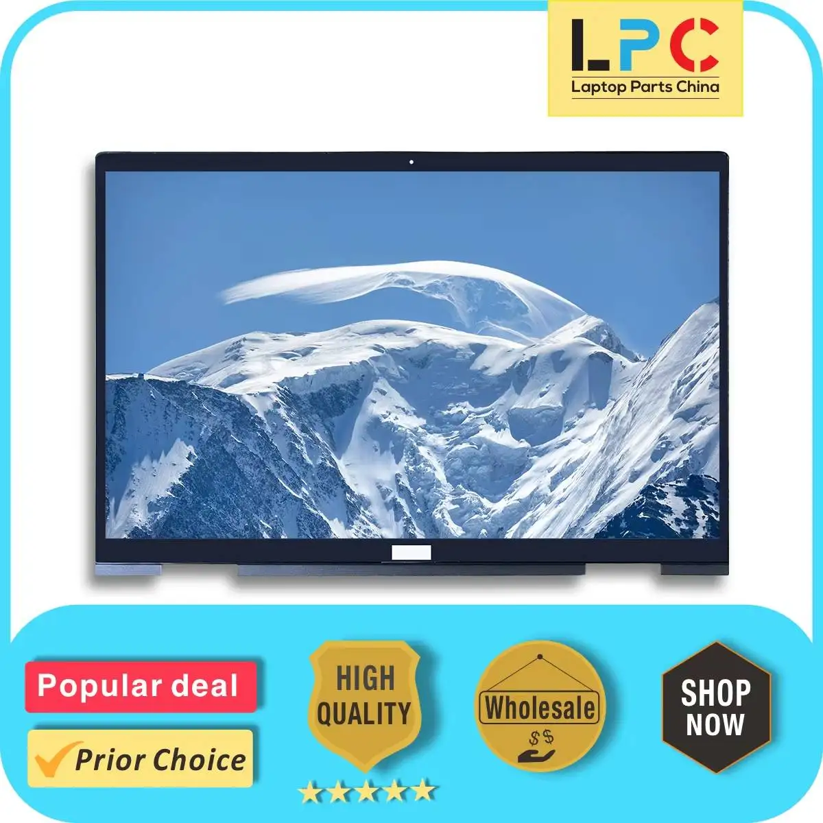 For HP Envy x360 13-AY LCD Display Touch Screen Digitizer Assembly FHD 1920x1080 Laptop Touch Screen