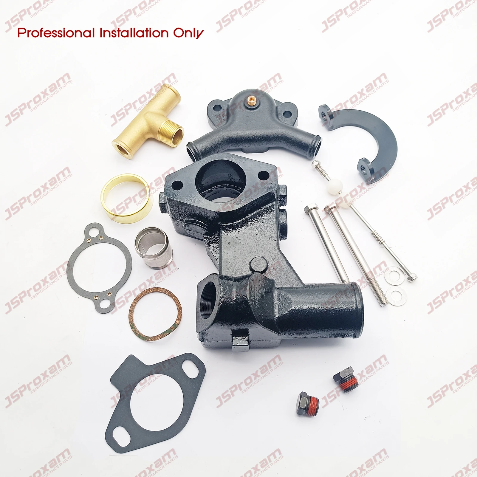

Replacement For Mercruiser 7.4L 454-502 Thermostat Housing Kit 90736A24 16413A3 16413A9 GLM13221 16413A3 16413A9 90736A24