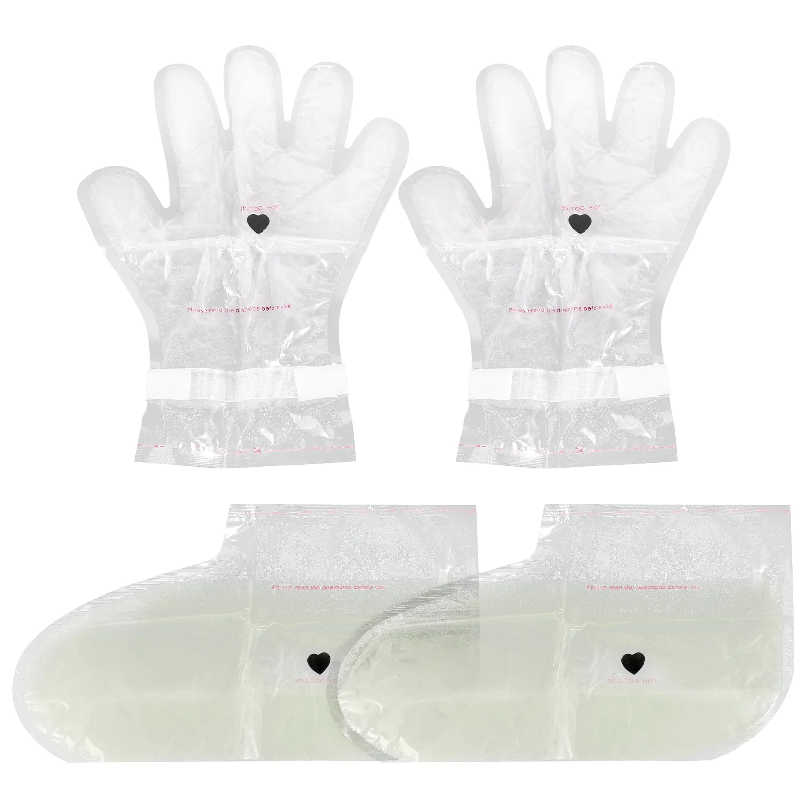 

Wax Set Moisturizing Foot Bags Gloves Feet Spa Pouches Skin Care Supplies Cares