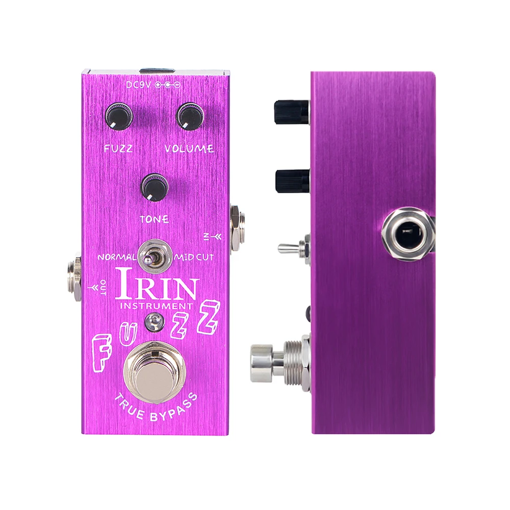 

IRIN AN-12 Fuzz Electric Guitar Effect Pedal with True Bypass Vintage Fuzz Pedal Guitar Effects Modulators For Music Lover