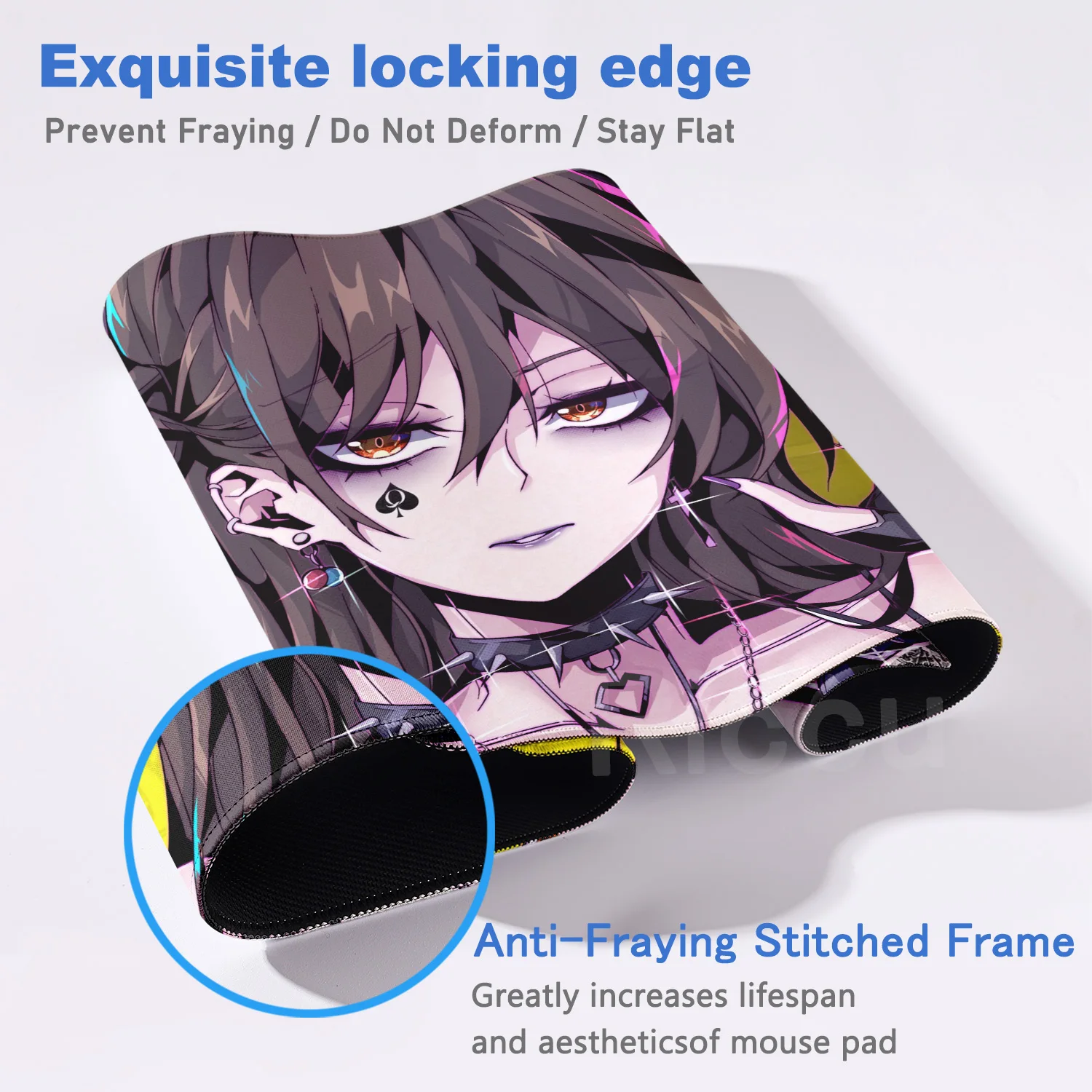 XXL Genshin Impact Mouse Pad Hot Anime Girl Mouse Mat Gamer Computer Mousepad PC Cabinet Desk Mat Gaming Carpet Playmat Jinx Rug