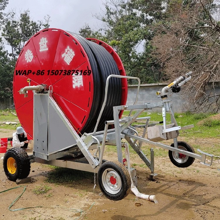 Hot Sale 2025 New Model Hose Reel Irrigation Machine Agricultural Sprinkler Watering System for Large Farms Made China