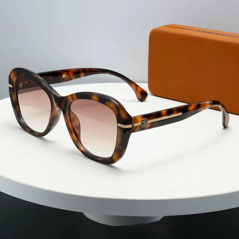 

Новинка 2025, овальный солнцезащитный крем, модный солнцезащитный козырек, женские высококачественные солнцезащитные очки Ins Trend, женские роскошные солнцезащитные очки Gafas De Sol UV400