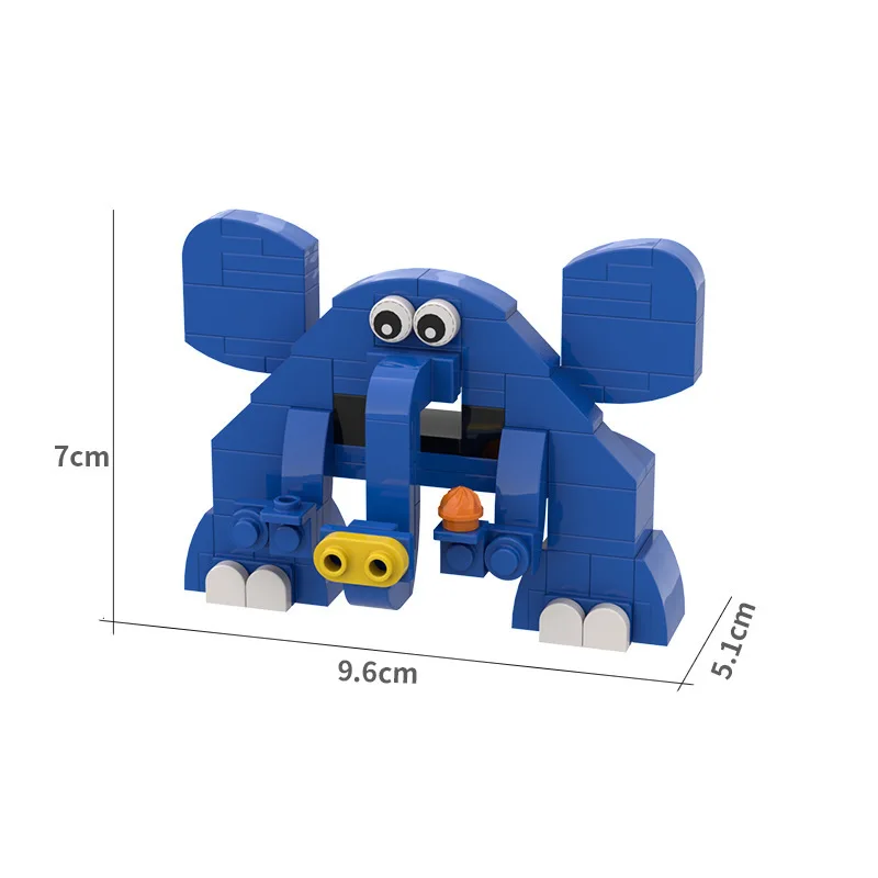 8 in 1 Monster Garten of BanBan Building Blocks Garden Game Anime Building Blocks Toys Children's Toys Gift Kawaii Anime Animals