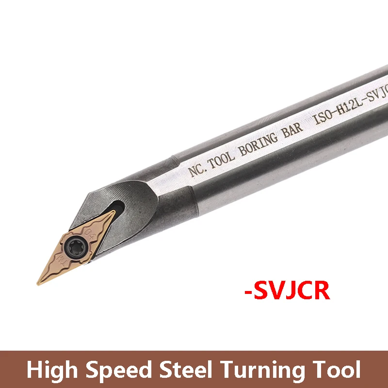 LIHAOPING HSS SVJCR 10mm 16mm H08J H10K H12L H14M H16Q SVJCR08 SVJCR11 CNC Internal Turning Tools Boring Bar Cutter VCMT Inserts