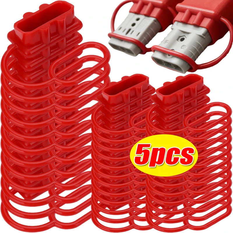 

For 2-Pin Battery Connector Dust Cover Disconnect Plug Kit Rubber Dust Cover for Anderson 50A/120A Connector Plugs Rubber Plug