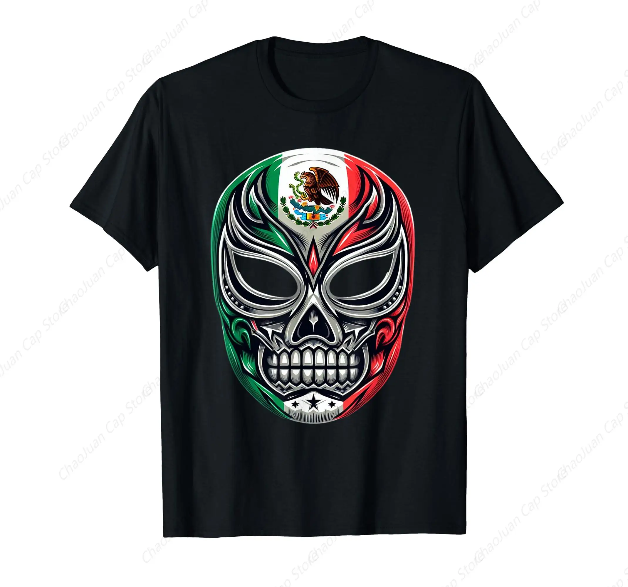 Lucha Libre Mexico Flag Wrestling Mask For Kids Men Women T-Shirt