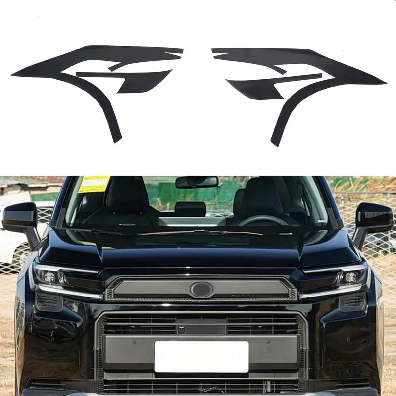 Car Headlight Protective Film For Toyota RAV4 2026 2027 Smoke Black Pre Cut Anti-Scratch High-Gloss Vinyl Wrap Film
