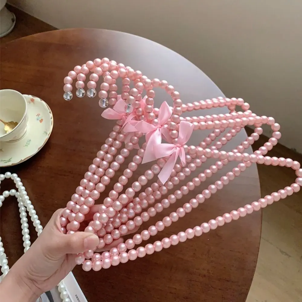 New Organizer Pearl Hanger Save-Space Wedding Dress Bow Tie Hanger Multi-function Home Supplies Tool Clothespins Kids