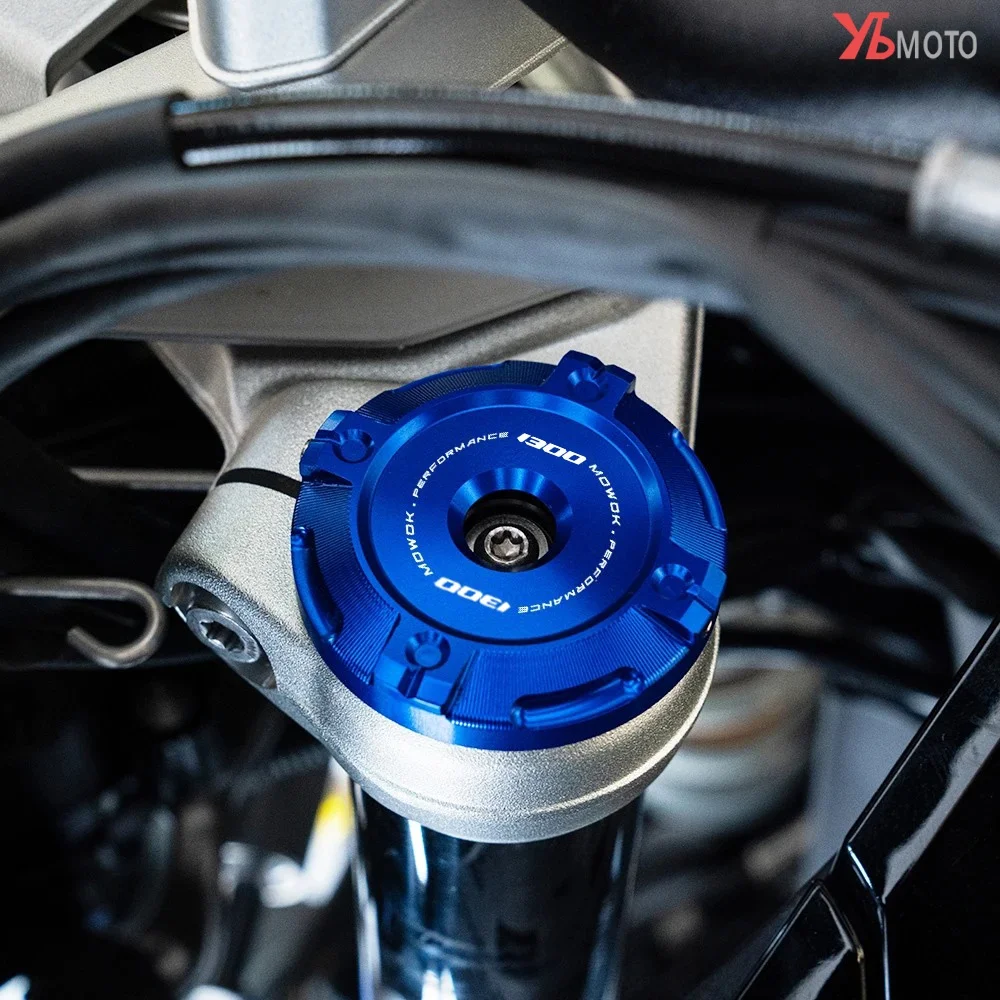 Für BMW R1300GS GS1300 R1300 GS R 1300GS ABENTEUER ADV 2024 2025 Motorrad Zubehör CNC Gabeln Trim Abdeckung Kappe R 1300 GS – Detail 1