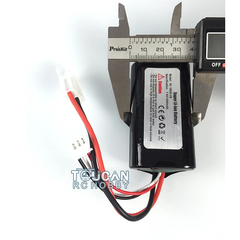 

2S 7.4V 1800mah Liion Battery Balanced Original for HengLong 1/16 RC Model Tank High-Performance Balanced Battery for RC Tanks