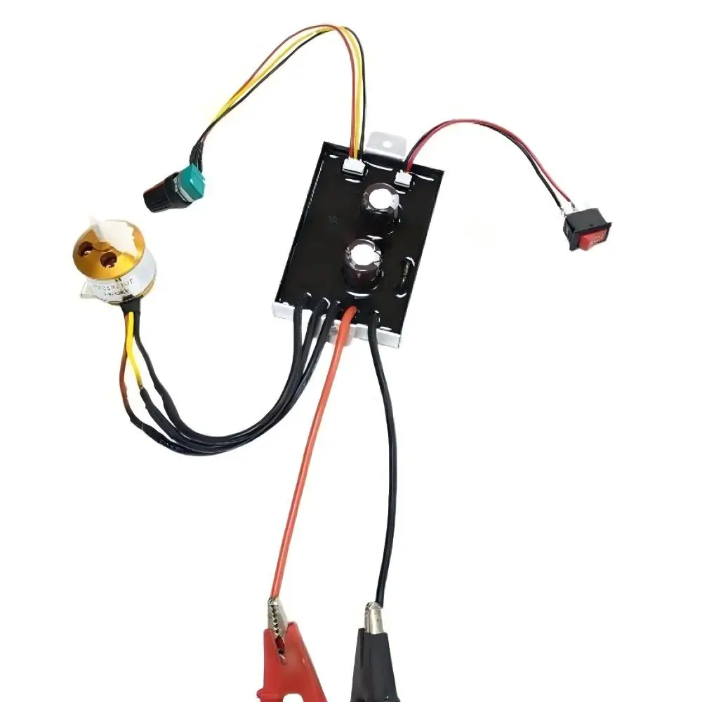 6.5-30V BLDC Waterproof No Hall Brushless Motor Drive Board 25A Forward and Reverse Motor Controller Anti-reverse Connection