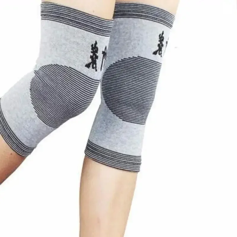 Autumn and Winter Cold As Warm Bamboo Charcoal Knee Pads Unisex Sports Breathable Leg Covers Elastic Tight Slim Legs Socks Gifts