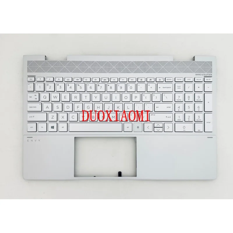 

New for HP Envy X360 15-ED Silver Palmrest Cover & Keyboard Backlit L93226-001