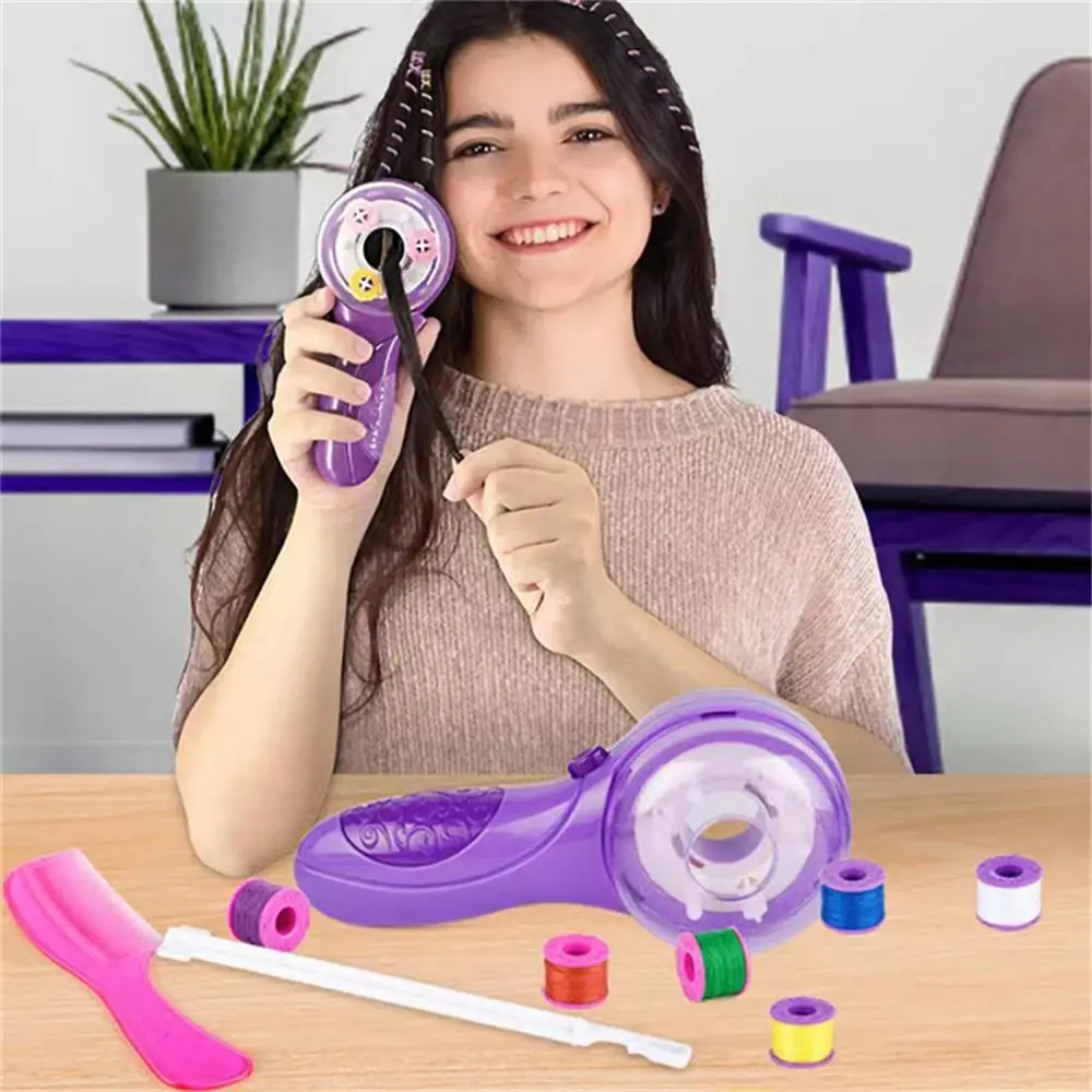 house Electric Hairstyle Tools Quick Hair Braid Weave  Hair Braiding Machine Twist Braider Machine Automatic Hair Braider