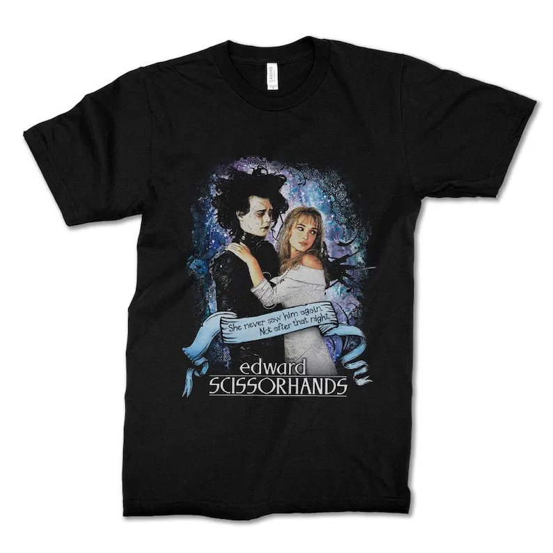 Edward Scissorhands and Kim T-Shirt, Men's Women's Sizes