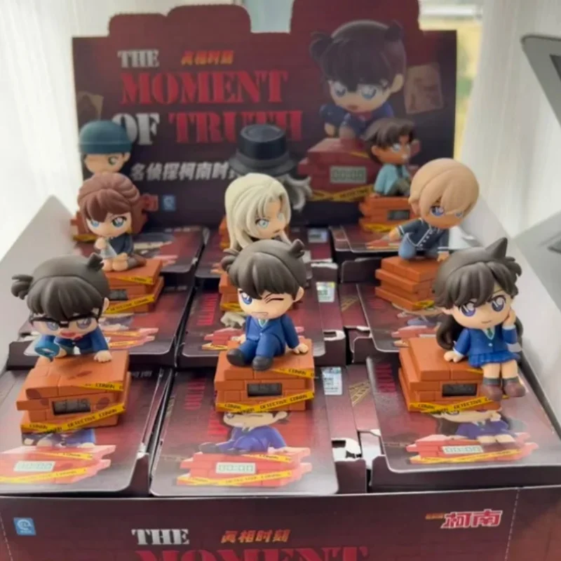 

In Stock Original Detective Conan Moment of Truth Series Clock Blind Box Anime Character Model Collection Fashion Surprise gifts