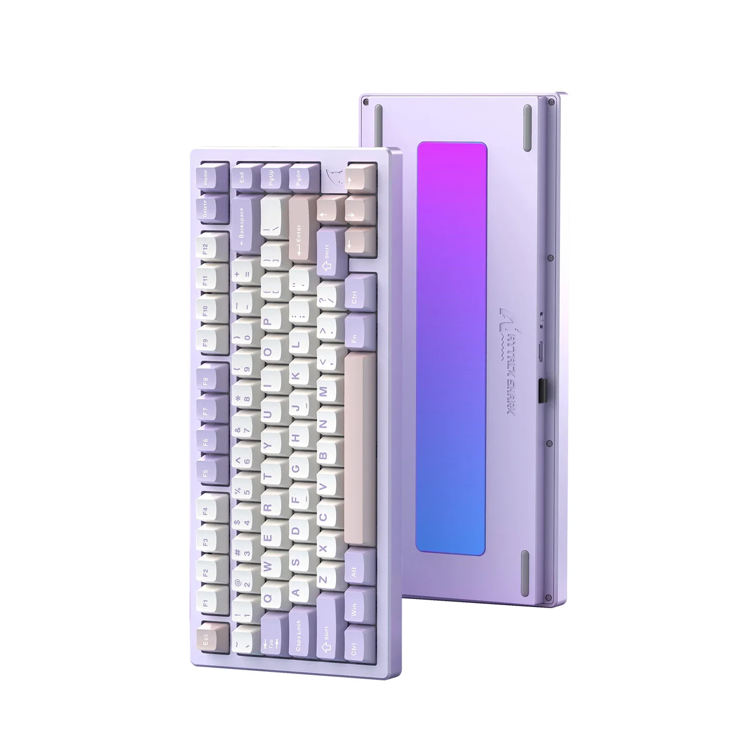 

Механическая игровая клавиатура Attack Shark X75 из алюминия с RGB-подсветкой, беспроводная, три режима подключения, чисто CNC-фрезерованная