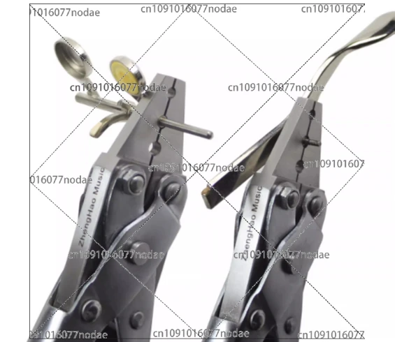Saxophone Flute Clarinet Repair Tool Parallel Swedging Pliers for Key Shaft Swaging