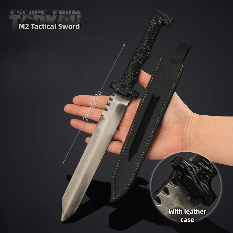 11.42in Escape from Tarkov Peripherals M2 Tactical Sword Game Melee Karambit Toy Sword Physical Model Collectible Ornament Gifts