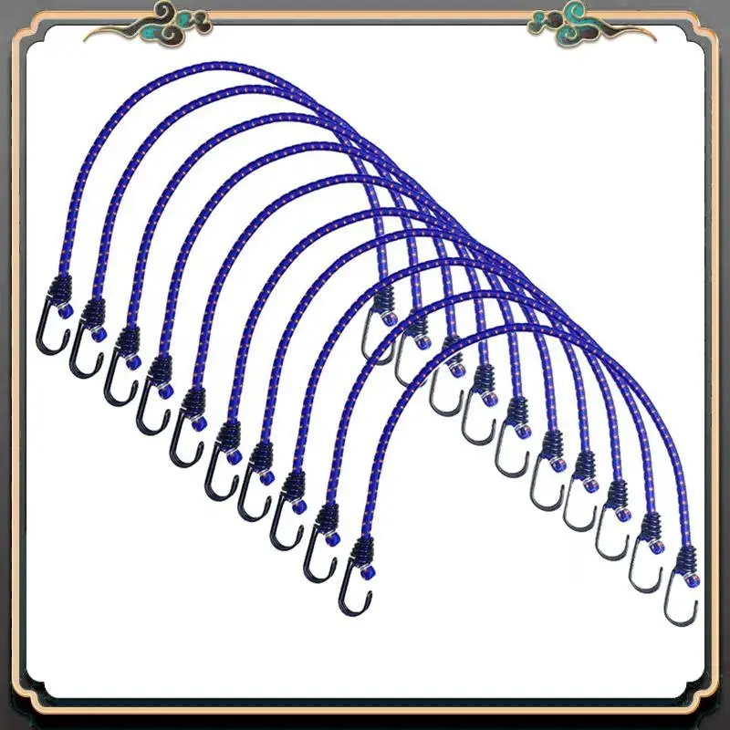 

B11A-Игчи-шнур, высокоэластичная резиновая веревка с крючками, сборка уличной палатки, инструмент для кемпинга, багажа, уличные аксессуары