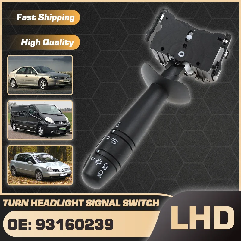 

Car Headlight Turn Signal Switch For Renault Laguna II 2001-2007 Renault Trafic I 2001-2014 Renault Vel Satis 2002-2005 93160239