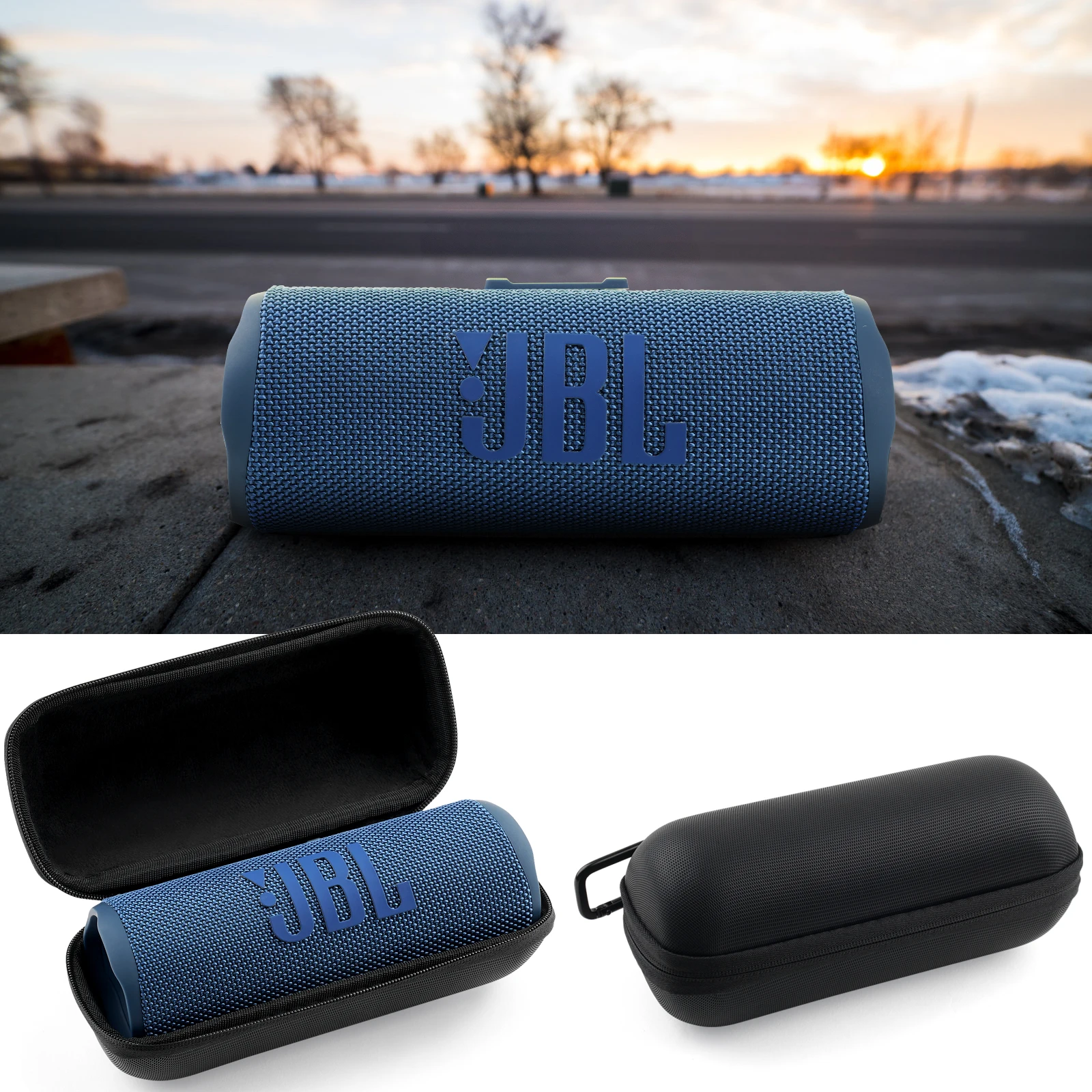 For JBL Flip 6 5 4 3 Wireless Speaker Bag EVA Waterproof Shockproof Storage Carrying Case Portable Travel Protective Box view 5