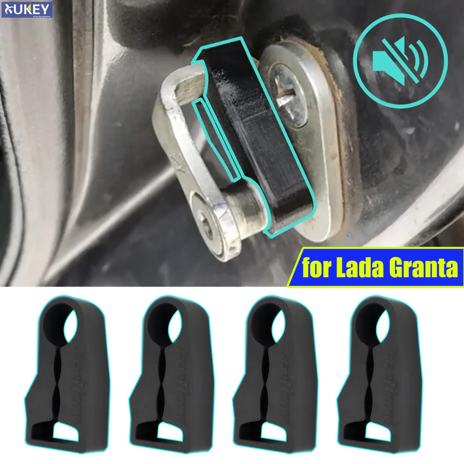 

Sound Damper Door Lock Buffer For Lada Granta Kalina Datsun Rattling STOP Soundproof Screaks Deaf Seal Deadener Deadening