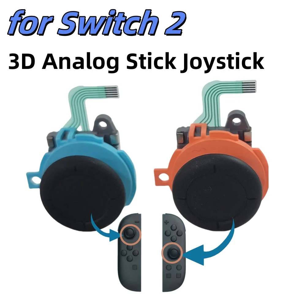 

Original NEW For NS2 Switch 2 3D Analog Stick Joystick Rocker Thumb Stick Replacement Game Console Joycons Controller Accessorie