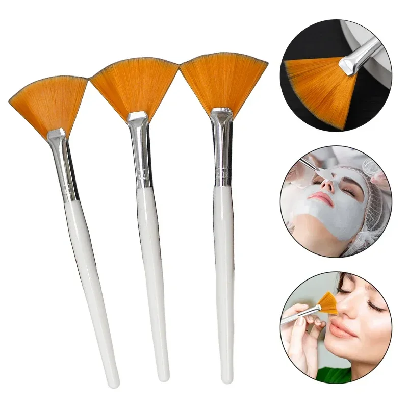 3PCS Face Mask Brush Set DIY Facial Brushes Skin Friendly Mask Applicator Brush for Women Cosmetic Tools Portable Makeup Brush