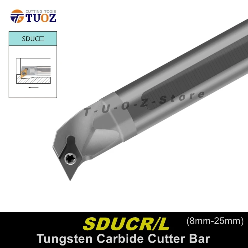 Tungstênio Aço à Prova de Choque Torno Chato Bar Ferramenta de Torneamento Interno Sducr Sducl 07 11 C08k C10k C12m C14n C16q C18q C20r C25s