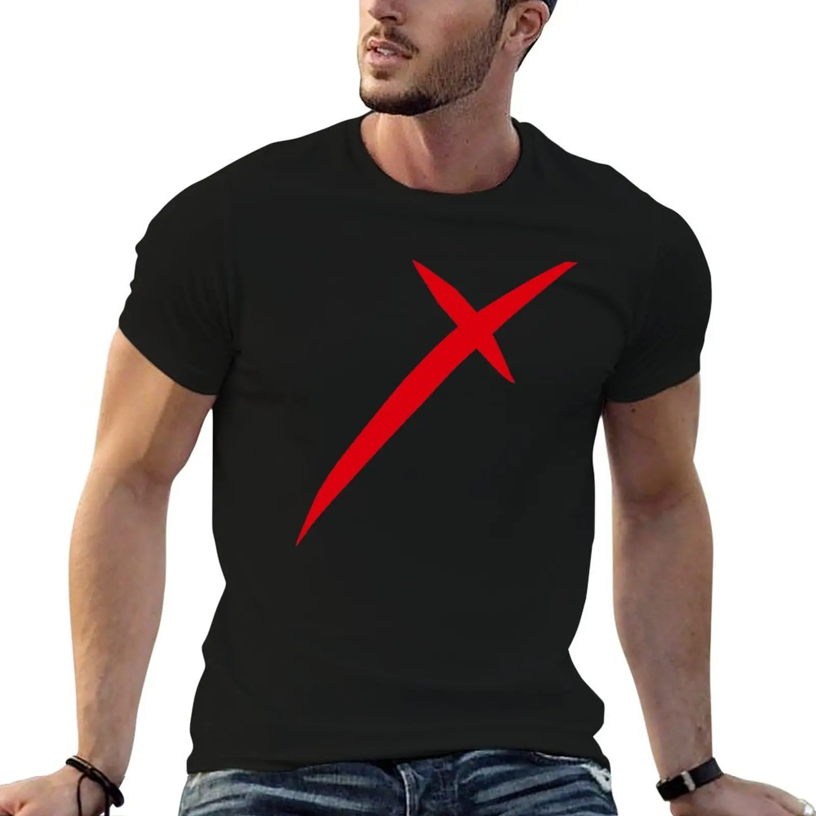 

A Red X T-Shirt t shirt man luxury man t shirts for men T-Shirt