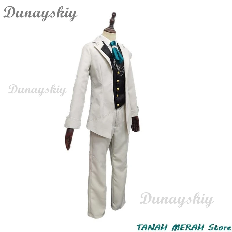 Anime Game Identity Ⅴ Novelist Cosplay Costume Orpheus Swallowtail Suit Uniform Man Carnival Masquerade Ball Set