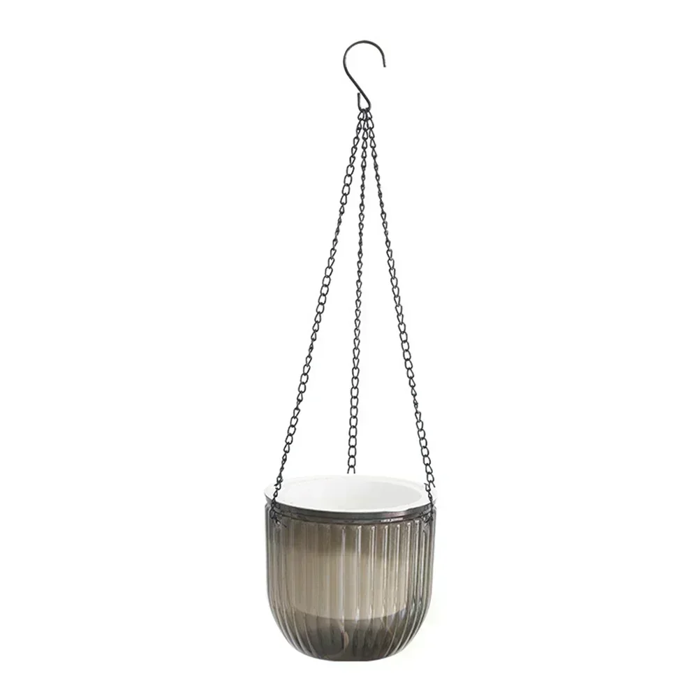 

Effective Drainage Flower Pot Outdoor Hanging Basket Hanging Flowerpot Lightweight Material Pet Friendly Self-Watering System