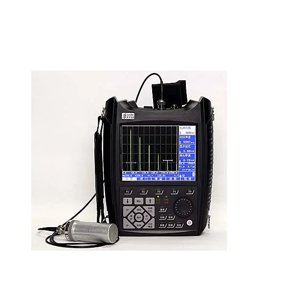 Large electric hand-held flaw detector for ultrasonic nondestructive testing for industrial production