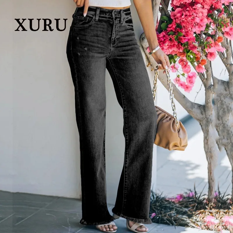XURU — новые женские свободные джинсы в стиле ретро
