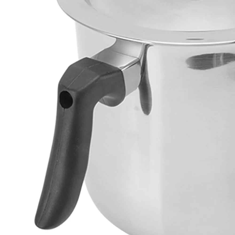 Stainless Steel Wax Melting Pot Heatproof With Lid Bee Wax Melting Pot Multifunctional Heating Plastic Handle Wax Pouring Pot